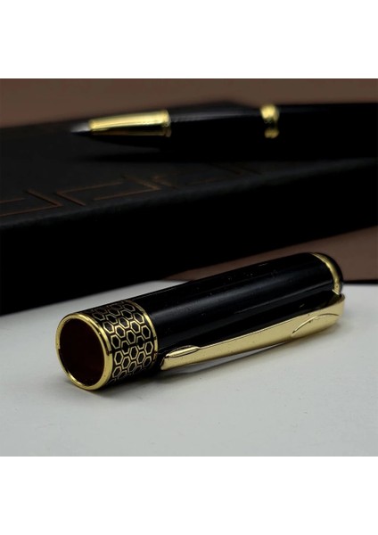 Gold Işlemeli Siyah Metal Roller Kalem fiyatları