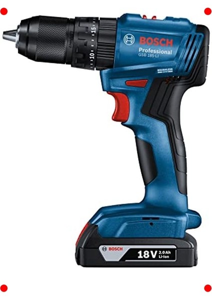 Akülü Darbeli Delme Vidalama Makinesi 18V 2.0 Ah Akü fiyatları