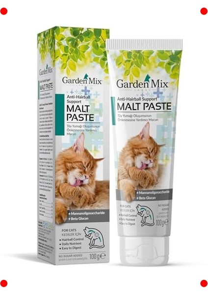 Tüy Yumağı Engelleyici Kedi Malt Macunu 100 gr