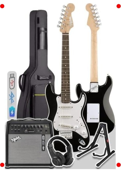 50W Amfili Elektro Gitar Başlangıç Seti modelleri