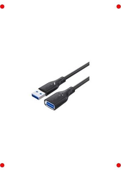 USB 3.0 Yüksek Hızlı Uzatma Kablosu (50 Cm)