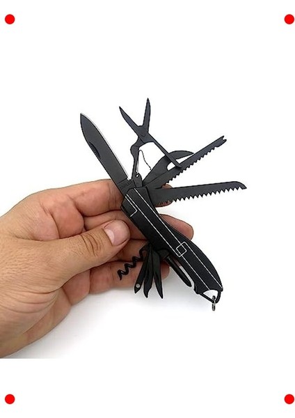 11 Fonksiyonlu Siyah Kamp Cep Çakısı indirimleri