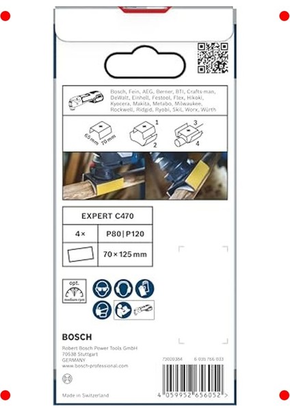 5 Adet Çok Fonksiyonlu Makine Profil Zımparası (70MM) fırsatları