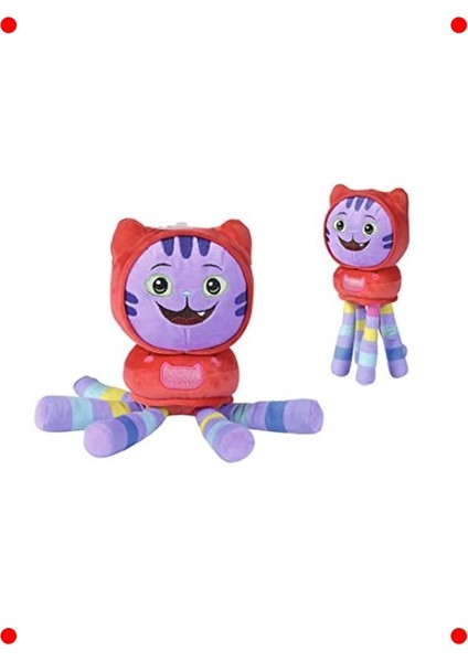 Sevimli Dj Kedi Peluş Figür Özel Tasarım 25 cm