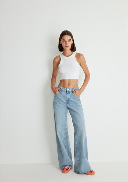 Siena Iconic Gölgeli Açık Mavi Jean Pantolon 1010763-89104