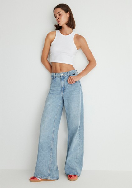 Siena Iconic Gölgeli Açık Mavi Jean Pantolon 1010763-89104