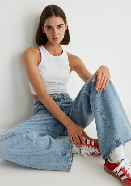 Siena Iconic Gölgeli Açık Mavi Jean Pantolon 1010763-89104