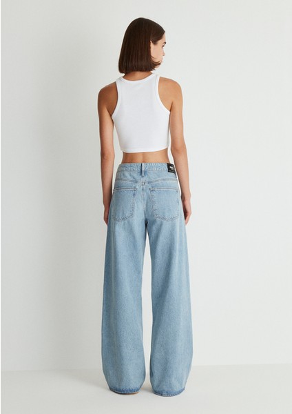 Siena Iconic Gölgeli Açık Mavi Jean Pantolon 1010763-89104