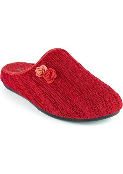 Melody Kırmızı Anatomik Iç Tabanlı Örgü Model Ev Terliği modelleri