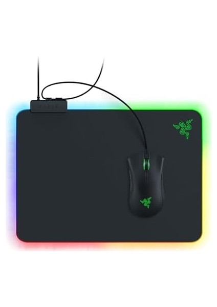 Firefly V2 - Oyun Fare Altlığı (Mikroyapılı Yüzeyli Oyun Fare Altlığı, Kablo Montajı ve Rgb Aydınlatma) Siyah modelleri