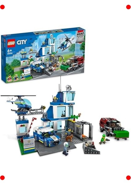 Şehir Polis Merkezi Yapım Seti - 668 Parça