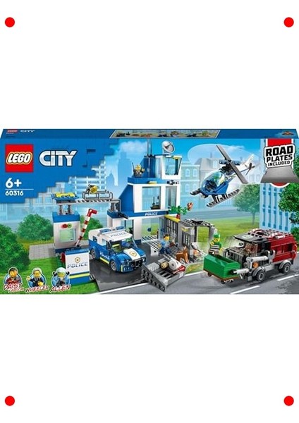 Şehir Polis Merkezi Yapım Seti - 668 Parça modelleri