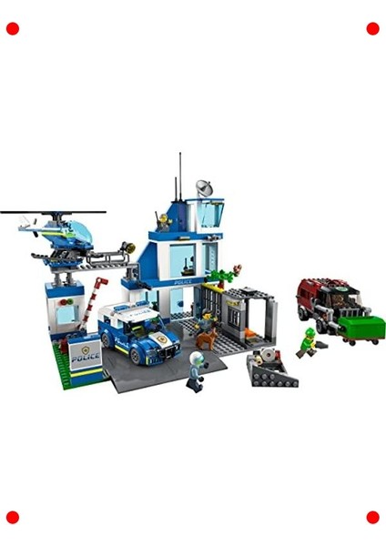 Şehir Polis Merkezi Yapım Seti - 668 Parça fırsatları