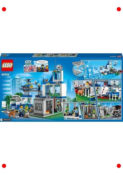 Şehir Polis Merkezi Yapım Seti - 668 Parça indirimleri