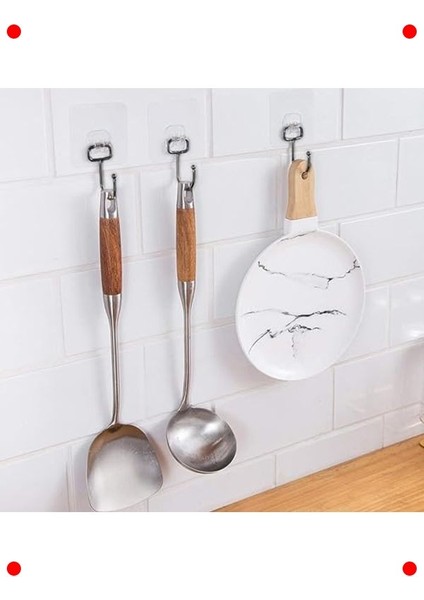 Güçlü Yapışkanlı Kancalar - Siyah (3 Adet) modelleri