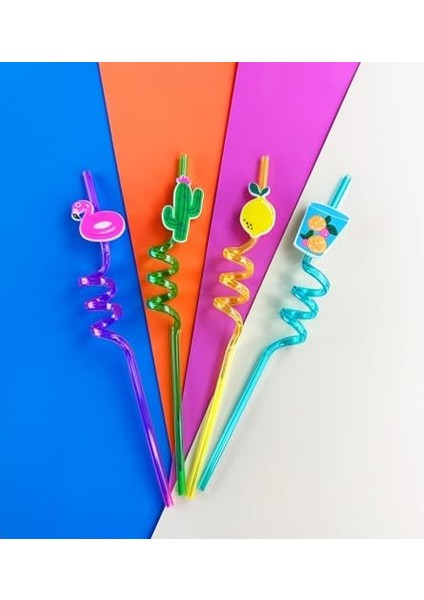 Figürlü Plastik Pipet Seti modelleri