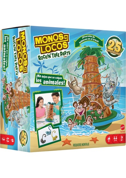 Games Tumblin&apos; Monkeys 25. Yıl Özel Kutu Oyunu Çocuklara ve Aile ile Arkadaşlarla Geçen Akşamlara Yönelik Tumblin&apos; Monkeys 25. Yıl Özel Kutu Oyunu HTW65