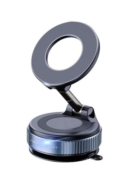 Yükseltilmiş 360° Vakumlu Manyetik Telefon Tutucu, Vakumlu Manyetik Telefon Tutacağı, Araba/spor Salonu/ayna/pürüzsüz Yüzey Için Katlanabilir Cep Tutucu, (Siyah) ile fiyatları