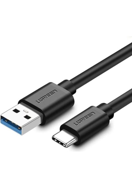 USB 3.0 Type-C Data ve Şarj Kablosu 1.5 Metre Siyah
