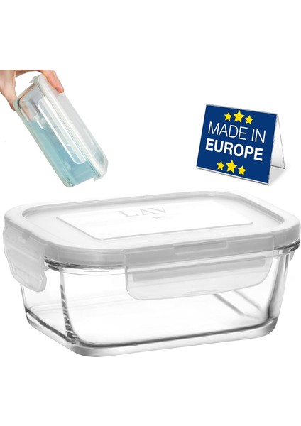 Fresco Tekli Saklama Kabı, 400 Cc, Cam