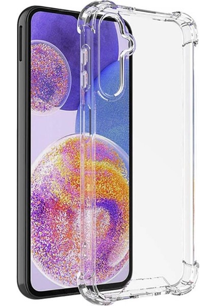 Kzy Iletişim Galaxy S24 Plus Kapak Şeffaf Airbag Antishock Köşe Korumalı Silikon Kılıf