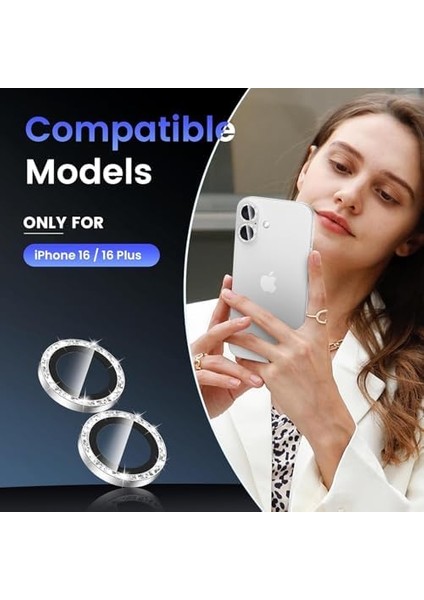 16 / 16 Taşlı Lens Premium Kalite ve Görünüm Gümüş modelleri