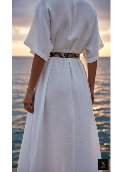 Lüks Kadın Kemer Yılan Derisi Desenli fiyatları