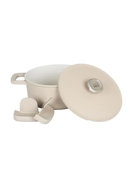 Leo Phantom Kapaklı Yapışmaz Tencere 24 cm fiyatları