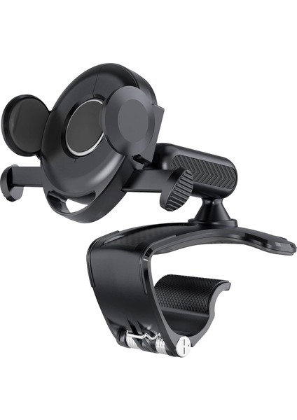 202-Z Araç Içi Telefon Tutucu Torpido Üzeri Siyah