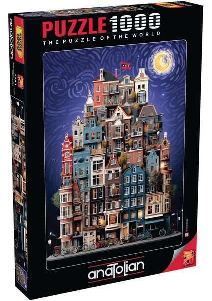Puzzle - Amsterdam Starry Night / 1000 Parça Puzzle, #1183