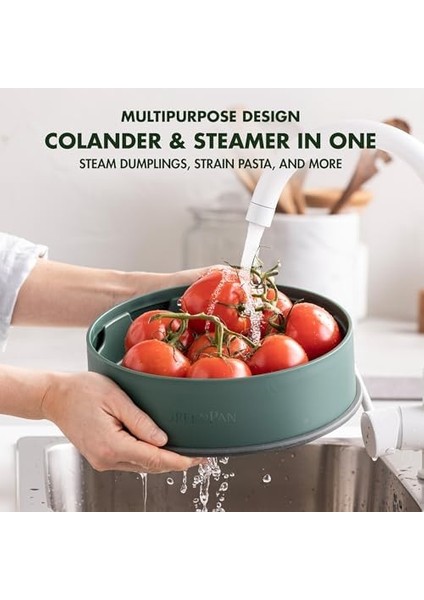 Steamy Yeşil 24 cm Buharda Pişirici modelleri