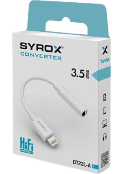 Iphone Uyumlu Aux Kulaklık Dönüştürücü, DT22L-A