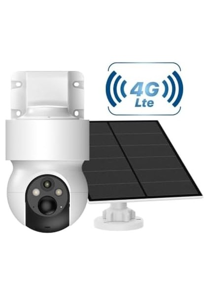 Smart Akıllı Dış Mekan Güvenlik Kamerası 350° Hareket Tespiti/takibi Fhd Video IP65 Su Geçirmez Gece Görüşü Çift Yönlü Ses Bulut/yerel Depolama LED Aydınlatmalı 4g Güneş Enerjili Kamera X7262 fiyatları