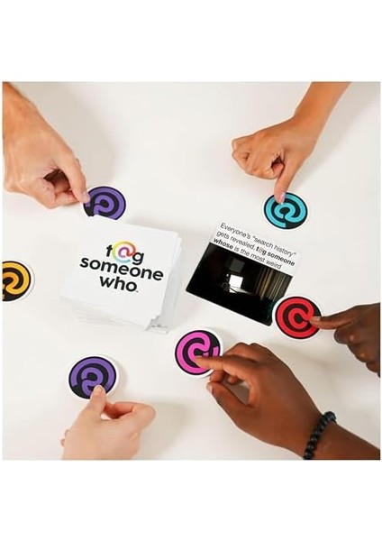 Games, Tag Someone Who, Yetişkin Kart Oyunu, 3-8 Oyuncu, 18+ Yaş modelleri