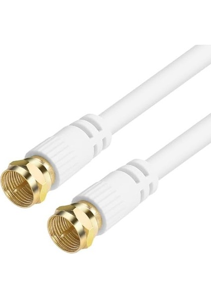 Metre Fabrikasyon Uç F Konnektörlü Rg6/u4 Full Hd 3D 4K Tv Çanak Uydu Lnb Kablosu (5)