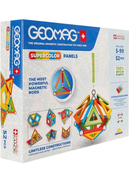 000378 Renkli Manyetik Zeka Oyunu 52 Parça -Nessiworldman