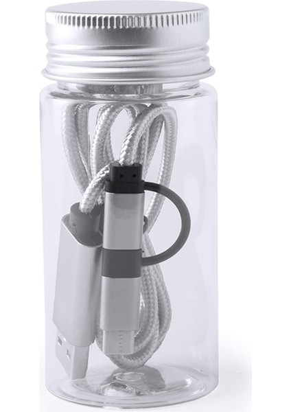 6117 Telefon Tablet Şarj Kablosu, Gri