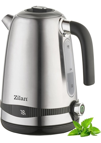 Çelik Su Isıtıcısı 1,7 Litre |%100 Bpa Içermez | 2200 Watt | Göstergesi | Tutma Fonksiyonu | Seçimi ile Paslanmaz Çelik | Çay Makinesi | Ayarı (40°C-100°C)