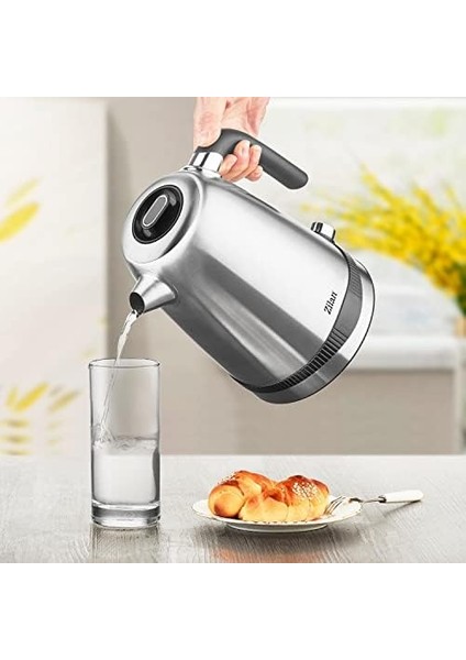 Çelik Su Isıtıcısı 1,7 Litre |%100 Bpa Içermez | 2200 Watt | Göstergesi | Tutma Fonksiyonu | Seçimi ile Paslanmaz Çelik | Çay Makinesi | Ayarı (40°C-100°C) fiyatları