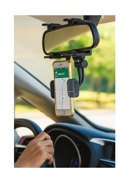 Dikiz Aynası Üzerine Takılan, 360° Döner Ayarlı, Evrensel Araç Telefon Tutucu, Katlanabilir Ayarlanabilir Cep Telefonu, Dayanıklı Abs Malzeme, Şık Tasarım, Navigasyon ve Güvenli Sürüş fiyatları