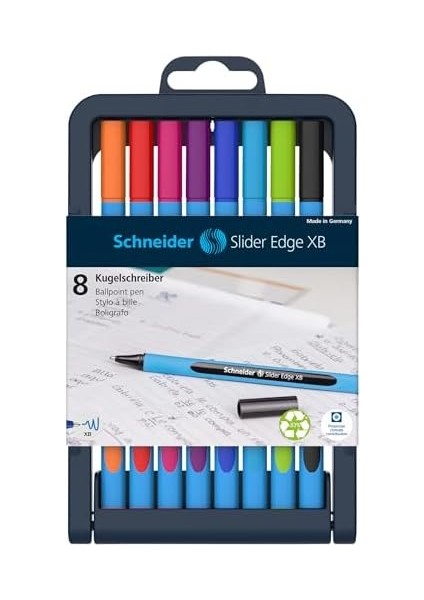 Slider Edge Xb Tükenmez, 1,4 Mm, 8&apos;li Set, Canlı Renkler fiyatları