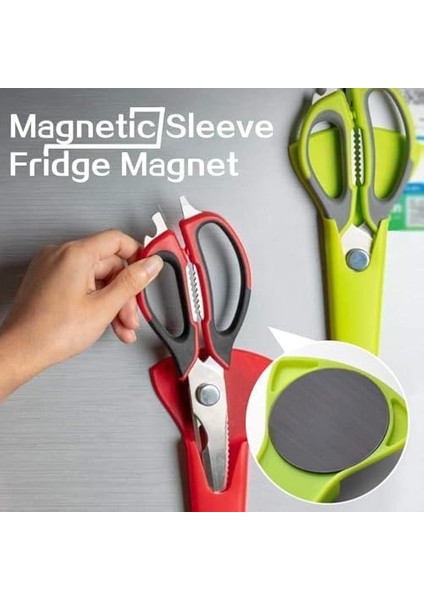 Mutfak, Manyetik Kapak Tutuculu 7&apos;si 1 Arada Ağır Hizmet, Paslanmaz Çelik Çok Fonksiyonlu, Tavuk Balık Eti Için Bulaşık Makinesinde Yıkanabilir Gıda fiyatları