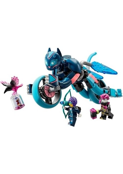 2&apos;si 1 Arada Zoey&apos;nin Kedi Motosikleti 71479-7 Yaş ve Üstü Kız ve Erkek Çocuklar Için Motosiklet Oyuncağına Dönüşebilen Hayvan Oyuncak Seti, Doğum Günü Hediyesi Fikri (226 Parça) modelleri