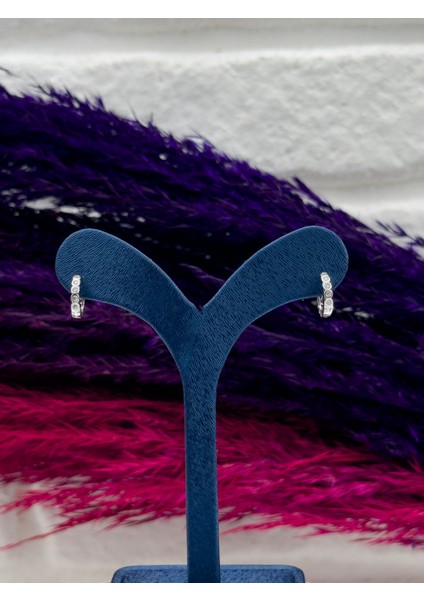 925 Ayar Gümüş Halka Modeli Çocuk Küpesi Zarif Gümüş Küpe modelleri