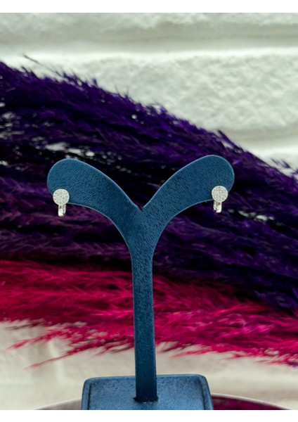 925 Ayar Gümüş Zirkon Taşlı Trend Kız Çocuk Küpesi fiyatları