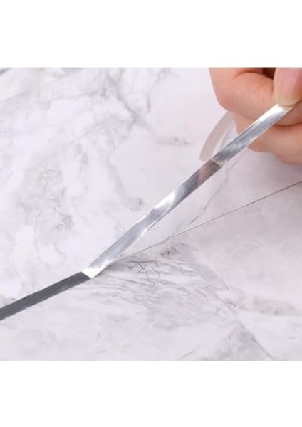 ve Arası Şerit, 1 cm 50 Metre Arası Kullanım Su Geçirmez Şerit (Gümüş, )