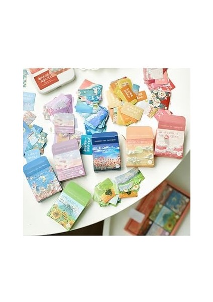 Anılar Temalı 6 Adet Kutu Seti • Bullet Journal modelleri