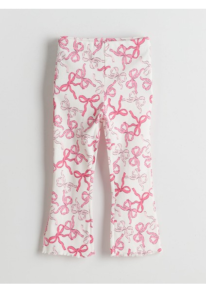 Yeni Sezon Beli Lastikli Kurdele Detaylı Kız Çocuk Tayt fiyatları