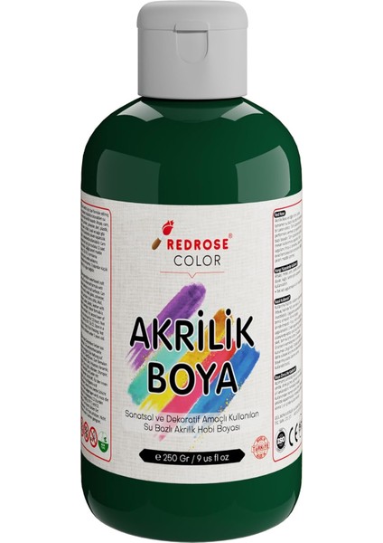 Rose Koyu Yeşil Akrilik 250 gr