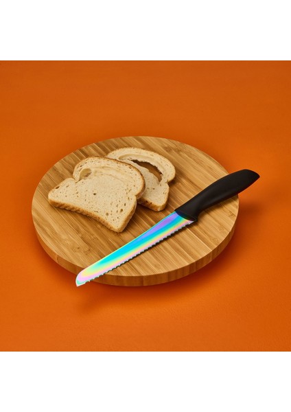 Titanyum Seri Ekmek Bıçağı - Renkli - 27 cm